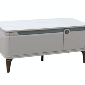 G571-1 Q7-100茶几 親膚玻璃、 一抽屜、