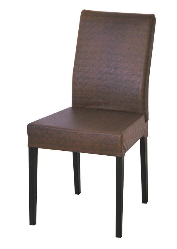 F349-15 約翰餐椅 (黑沙鐵架.編織咖啡)