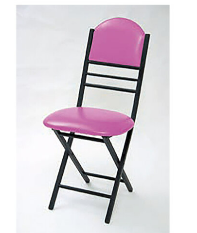 F352-13 巧合椅 ⊙可折合、/烤黑 桃紅