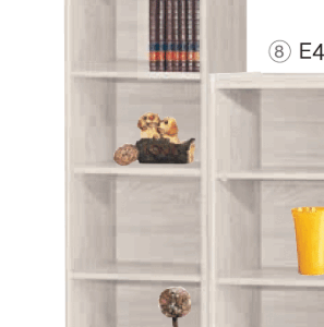 F524-7 白梧桐6格開放書櫃