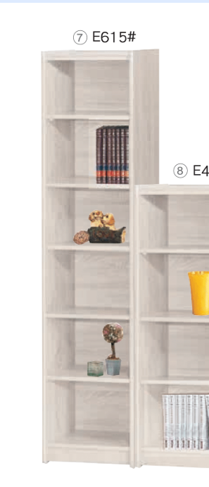F524-7 白梧桐6格開放書櫃