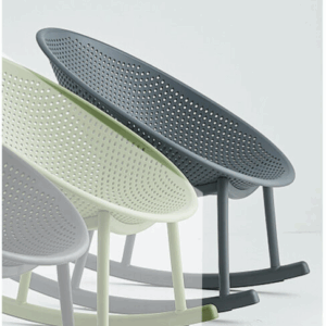 G558-4 850B蛋型搖椅 灰