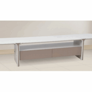 G566-2 D-2226莉莎電視櫃 磨砂親膚玻璃、 雙抽屜、