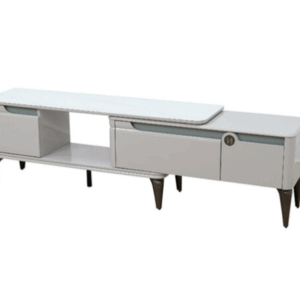 G571-2 Q7-12電視櫃 親膚玻璃、 一抽屜、 二開門、