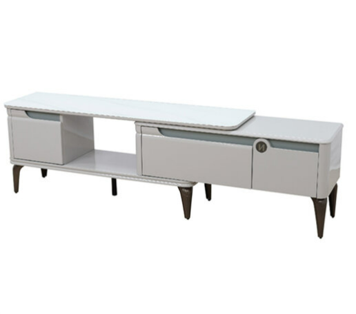 G571-2 Q7-12電視櫃 親膚玻璃、 一抽屜、 二開門、