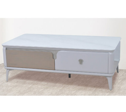 G575-2 M46-130大茶几 玻璃工藝、 烤漆、 貼皮、 雙面四抽、