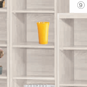 F524-8 白梧桐4格開放書櫃