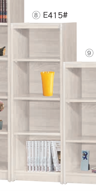 F524-8 白梧桐4格開放書櫃