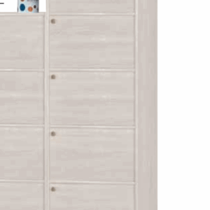 F525-8 白梧桐浮雕耐磨皮收納櫃 5門