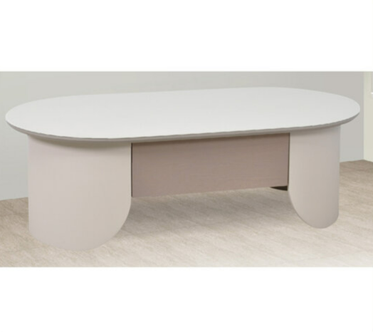 G566-3 C-1223依利大几磨砂親膚玻璃、 雙抽屜、