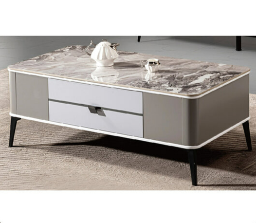 G568-3 85-120#茶几 9厘岩板、二抽