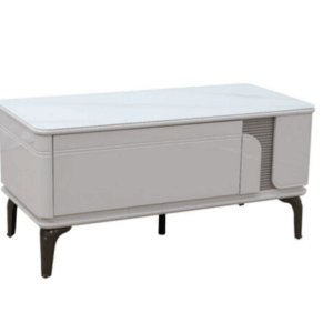 G571-3 Q6-100茶几親膚玻璃、 一抽屜、 一開門、