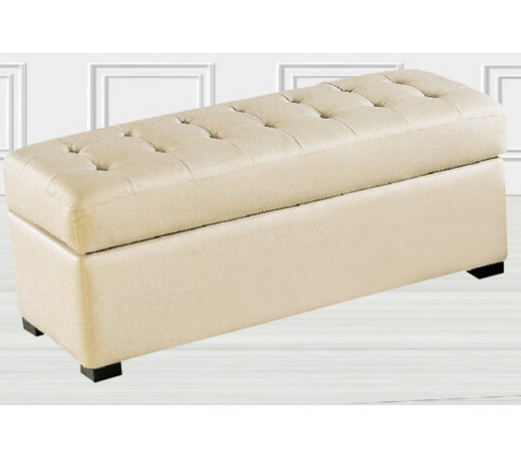 G554-6 001米白色床尾椅