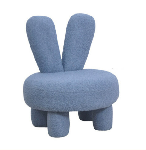 G557-6 兔子小椅凳 藍