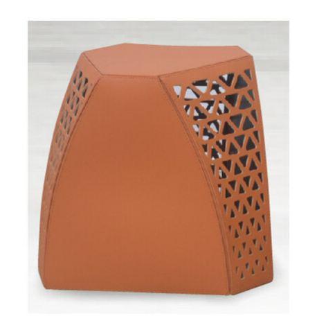 G558-6 A08角几 馬鞍椅 愛馬仕橘