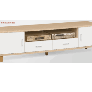 G578-3 1513金橡白TV櫃