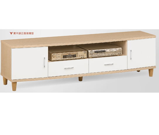 G578-3 1513金橡白TV櫃