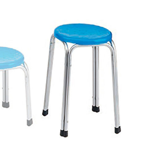 F351-17 藍色圓管⊙可疊、 6分雙管