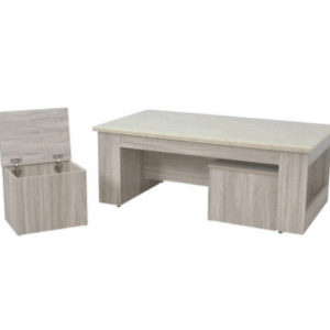 G587-2 131A雲彩石面大几 含椅*2