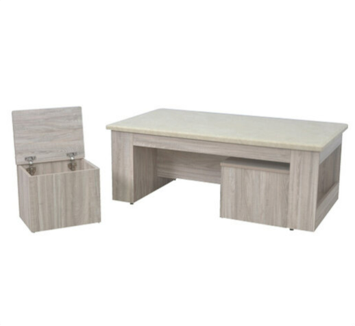 G587-2 131A雲彩石面大几 含椅*2