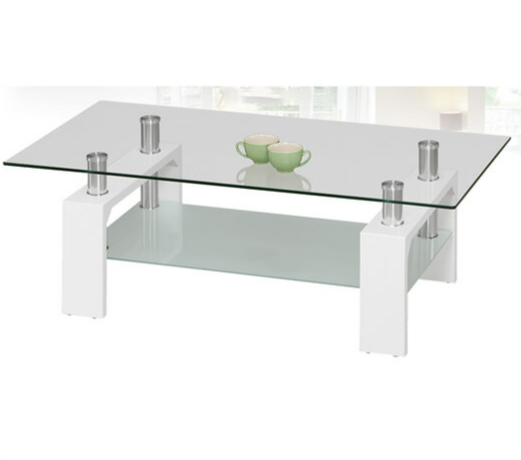 G592-2 CT-37白大茶几 鋼琴烤漆