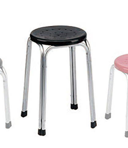 F351-18 黑色圓凳6分雙管