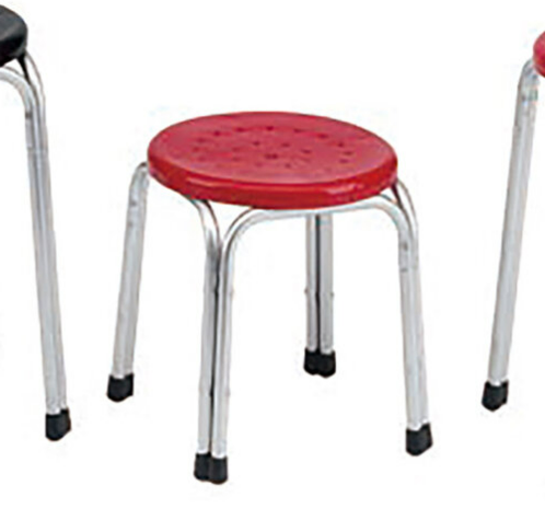 F345-18 雙管小椅 紅