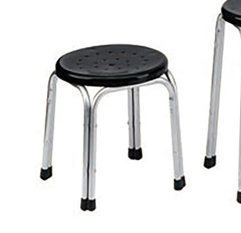 F345-19 雙管小椅 黑