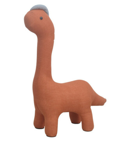 G557-12 長頸龍 橘 針織布、