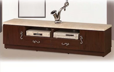 G586-3 326石面電視櫃 耐磨 紅線玉