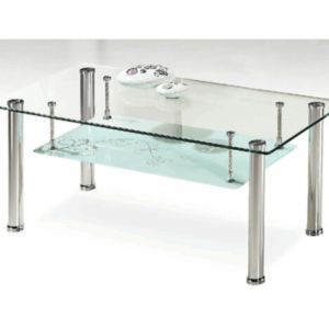 G592-3 X-2白底玻大茶几