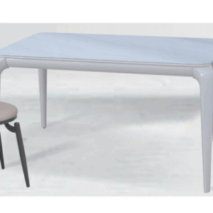 G606-1 801餐桌 玻璃工藝 烤漆腳