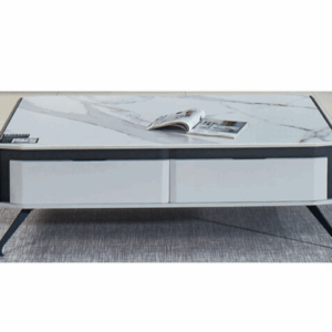 G596-4 2057T雪兒岩板大几 雙面4抽