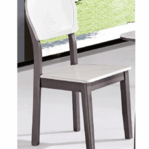 G607-2 317 米白餐椅 全烤漆