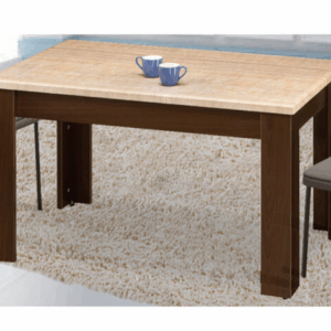 G611-1 B23胡桃紅線玉餐桌 紅線玉石面