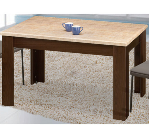 G611-1 B23胡桃紅線玉餐桌 紅線玉石面