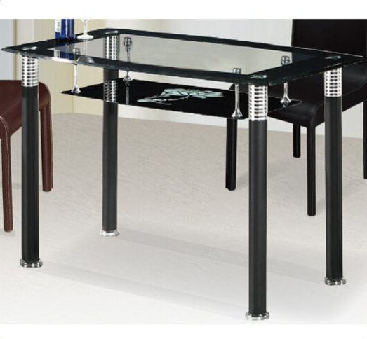 G614-1 C-26B馬肚餐桌 12mm強化面玻