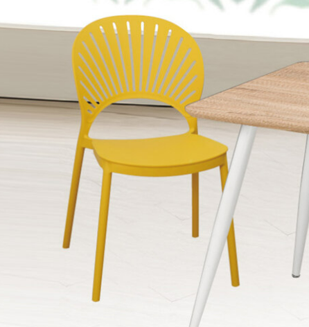 G618-2 PP扇椅 黃色