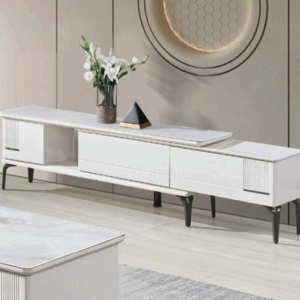 H435-1 T15-1500電視櫃 玉晶玻璃、 實木、