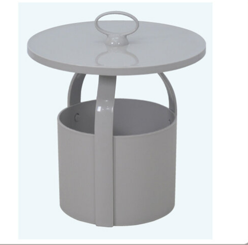 G601-5 223小圓几 灰色PP塑膠