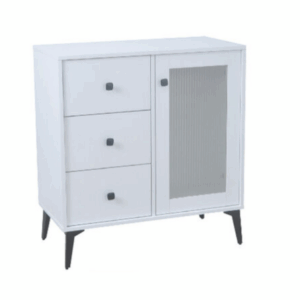 G622-2 05-800邊櫃 白色 ⊙附兩片隔板