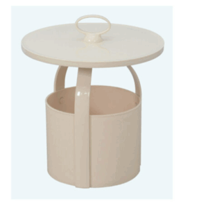 G601-6 223小圓几 米色PP塑膠