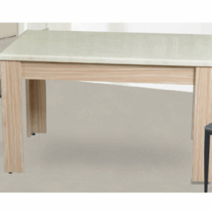 G611-2 B23楓木石面餐桌 雪花石面