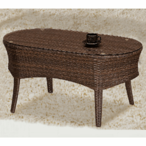 G624-3 229A籐大茶几 桌面含玻璃8mm、