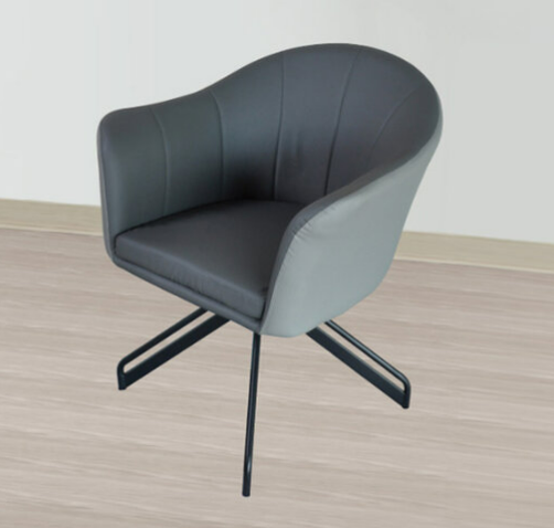 G619-4 C12休閒椅 灰色 皮