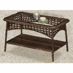 G624-4 210籐休閒大茶几 桌面含玻璃5mm、