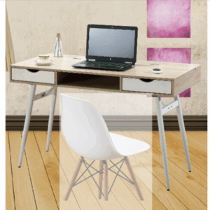 G644-2 9603書桌 OSB板、 鐵腳、