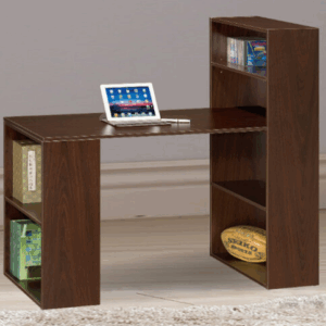 G647-2 M613型胡桃書桌 耐磨 雙面不分左右