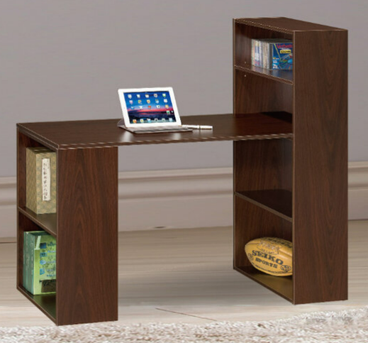 G647-2 M613型胡桃書桌 耐磨 雙面不分左右