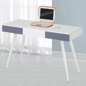 G645-3 6006天空藍書桌 2抽、MDF